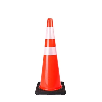 90cm fleksib kòn trafik PVC pou wout la