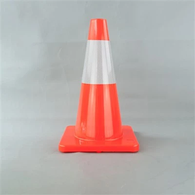 Refleksyon kòn trafik PVC pou sekirite wout